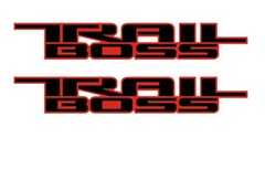2019 20 21 22 23 Chevy Silverado Next Gen TRAIL BOSS Z71 Bedside Decal Stickers