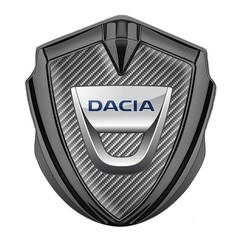 3D print Dacia logo metal emblem with silicone car tuning, 60mm/65mm