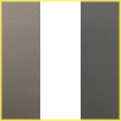 Universal 1/2″ 2-Color Pinstripe 02085445- Champagne Metallic/Charcoal Metallic