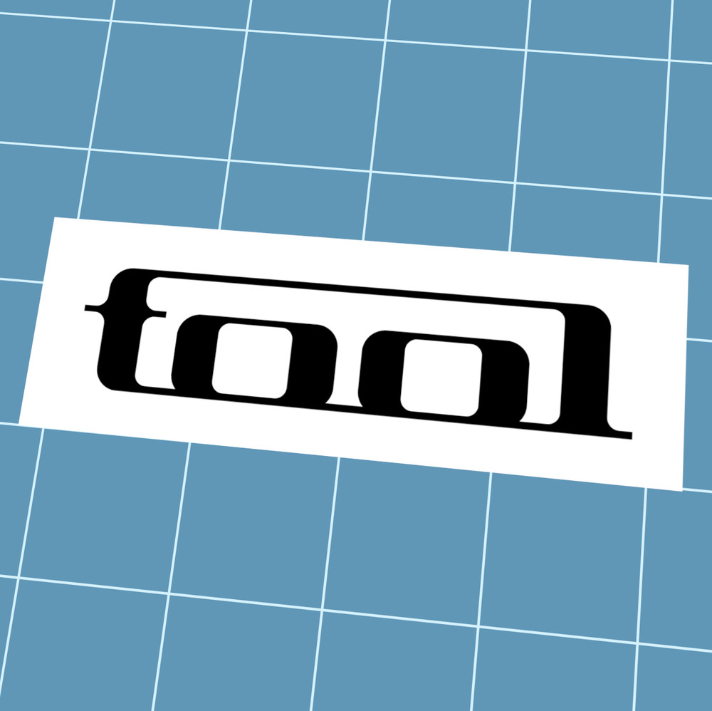 Tool Vinyl Decal, Choose Your Color & Size, Metal Band Bumper Sticker