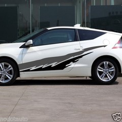 Car Decal Racing Stripe 87” For CR-Z CRZ Vezel Vinyl Side Door stickers ZC364
