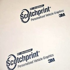 3M Black Carbon Fiber Textured Scotchprint Vinyl Film, 12″x 48″