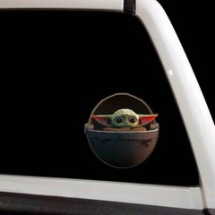 Baby Yoda Decal Car Truck Phone Cup Sticker Chibi Egg Star Wars Mandalorian