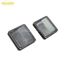 2X Motorcycle Truck ATV LED Rectangle Reflector Tail Brake Stop Light Universal