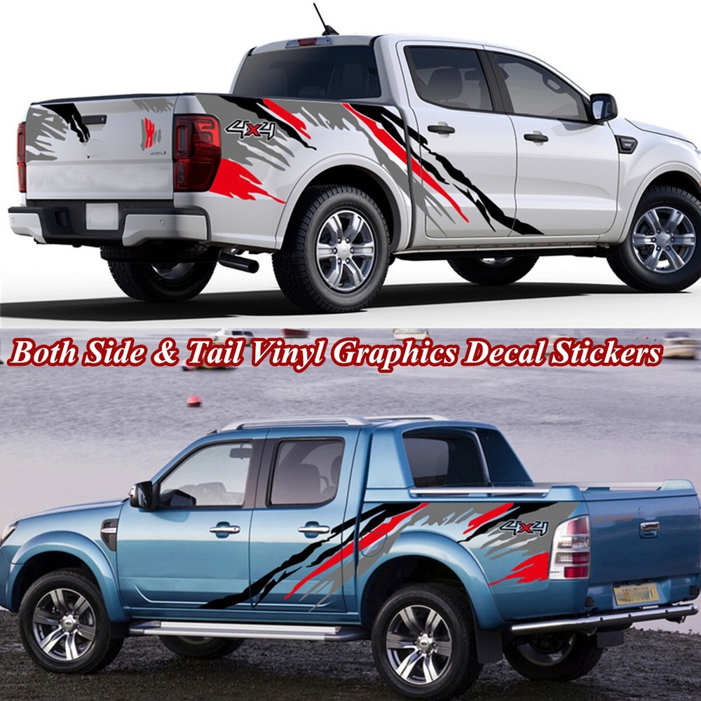 Off Road Pickup Side & Tail Vinyl Decal Graphics Decoration Stickers Car-Styling