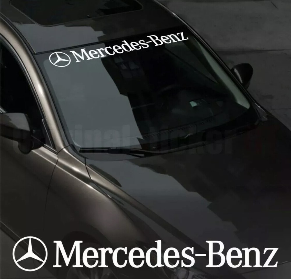 Mercedes-Benz WINDSHIELD CAR premium STICKER vinyl decal C-class A-class E