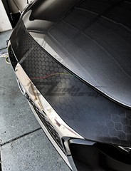 PET Honeycomb Carbon Fiber Gloss Black Hex Car Vehicle Vinyl Wrap Decal Sheet