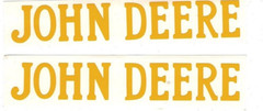 2X for John Deere Premium Vinyl Sticker 2-Pack Yellow 9″ 12″, 15″, 24″ or 36″-