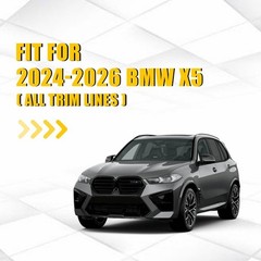2PCS Precut Side Marker Light Blackouts Vinyl Overlay For 2024 2025 2026 BMW X5