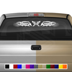 128-01 BUTTERFLY Windshield Decal Window Sticker Vinyl Celtic Knot Butterfly Car