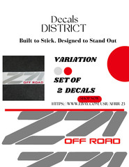 Z71 4×4 Off Road Sticker Vinyl Decal Fits Chevy Truck Silverado 1500 SILVER/RED