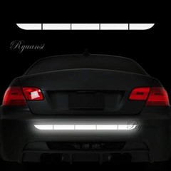 Car Trunk Rear Bumper Guard Reflective Warning Strips Stickers Night Safety