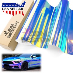 Neo Chrome Holographic Car Vinyl Wrap Sticker Decal Air Release Sheet Film DIY