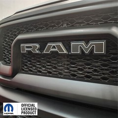 Fits 2019-2024 2500/3500 Laramie Ram Grille Emblem Overlay Decal With Outlines