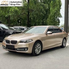 5ft x 50ft PET Car Wrap Vinyl Dark Champagne Gold Air Release Bubble Free Roll
