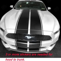 78″ Hood Roof Rally Racing Stripe Decal Stickers For Ford Mustang Chevy Camaro