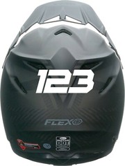 Custom Motocross Helmet Decals Personalized Sticker Set MX Name Number ID KIT