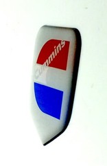 GRILLE EMBLEM fits RAM DIESEL 1994-2002 SILVER met / Red White & Blue