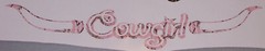 Cowgirl Pink Camouflage Windshield Decal / Sticker FIT All YR Make car Truck SUV