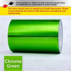 GREEN CHROME Roll PIN STRIPE Body PinStriping Trim Line TAPE Decal Vinyl Sticker