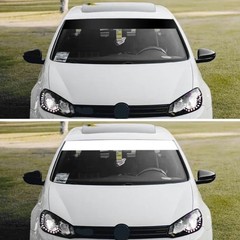 New Design Car Sun Visor Auto Front Windshield Sticker Banner Stripe Sport Decal