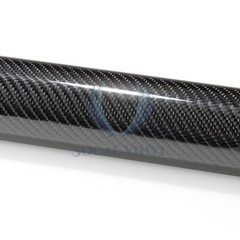 Premium 7D Carbon Fiber Black High Gloss Vinyl Wrap Bubble Free Air Release