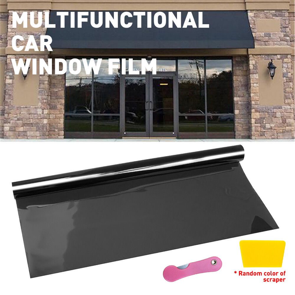 Window/Light Tint Windshield Film Privacy Heat Car Home Interior Silver/Black E