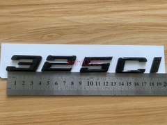 Gloss Black 3D ABS Letters Trunk 325ci Emblem Rear Badge for BMW 2017-2022 325ci