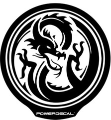 Dragon Light Up Decal Powerdecal Backlit LED Motion Sensing Auto Decal