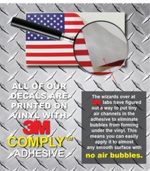 Combo USA Bone Fish Sticker American Flag Fishing Cup Car Window Bumper Decal