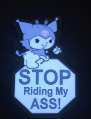 Kuromi LED Car decal