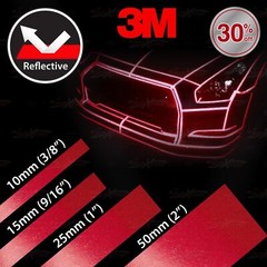 Weatherproof REFLECTIVE Self-Adhesive Roll 3M Vinyl Tapes Stickers Various sizes