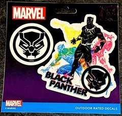 DECALOMANIA place anywhere decal – BLACK PANTHER MARVEL MCU