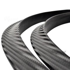 2x Car Fender Flares Wheel Eyebrow Arch Extension Protector Moulding Trim Strip