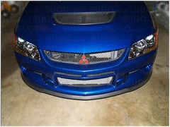 2″x98″ Car Front Bumper Lip Splitter Body Spoiler Protector Rubber Valence Chin