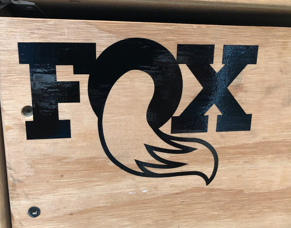 Fox Factory Heritage Decal – Die Cut Transfer – Black 5″