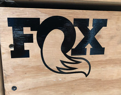 Fox Factory Heritage Decal – Die Cut Transfer – Black 5″