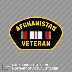 Afghanistan Veteran Sticker Decal Vinyl vet afg terrorism
