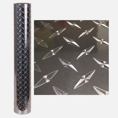 24” x 20′ DIAMOND PLATE SELF ADHESIVE VINYL- INDOOR / OUTDOOR DURABILITY