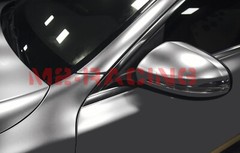 Anodized Chrome Silver Car Vinyl Wrap Sticker Decal Matte Metallic Sheet Film