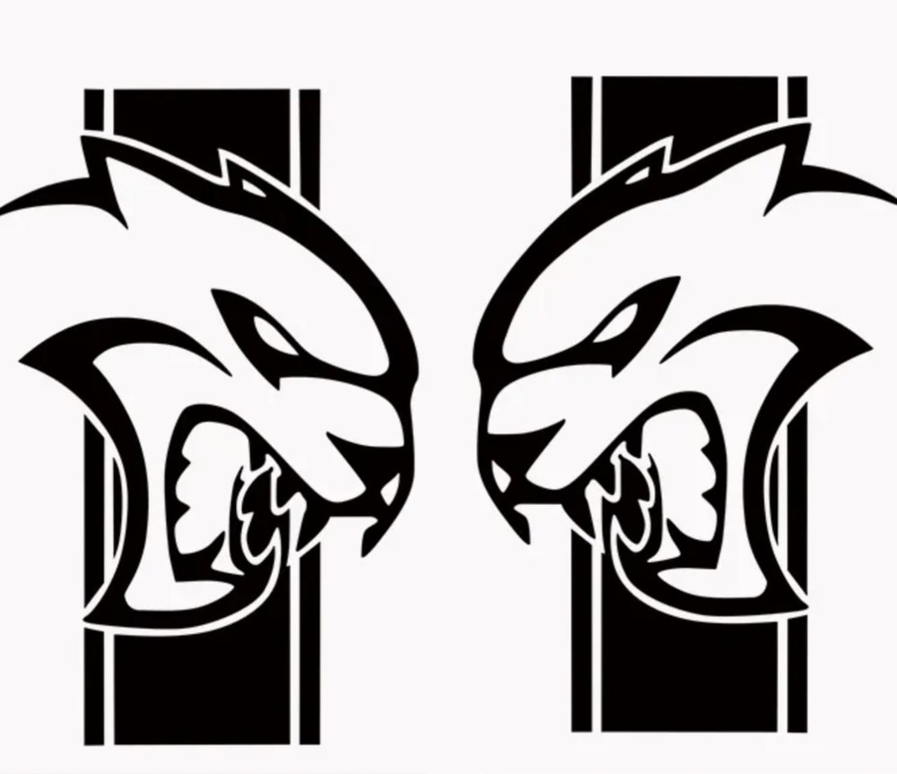 Side Decal Vinyl Graphic Sticker Dodge Ram Truck Quarter Panel Bed Set of 2