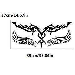 Universal Racing Hood Stripes Decal Vinyl Stickers Body Trim For Car SUV Truck