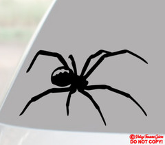 BLACK WIDOW SPIDER ~ VINYL DECAL STICKER CAR TRUCK BUMPER REAR WINDOW ARACHNID