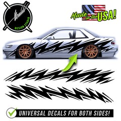 Drift Livery Vinyl Graphics Universal 240SX S12 S13 S14 S15 Silvia FITS ANY CAR1