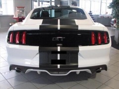 10″ PLAIN Rally Racing Stripe Graphics Stripes Set FIT 2015 – 2025 Mustang