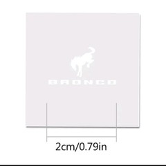 10pc Car Interior DIY Decorative Sticker Creative Emblem Badge Decal For BRONCO