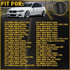 1/2Set Fuel Gas Tank Filler Cap Cover For BMW E92 E90 E60 E46 X1 X5 X6 Z4 & Mini
