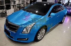 Premium Light Blue Brushed Aluminum Steel Vinyl Wrap Sticker Film Decal Air