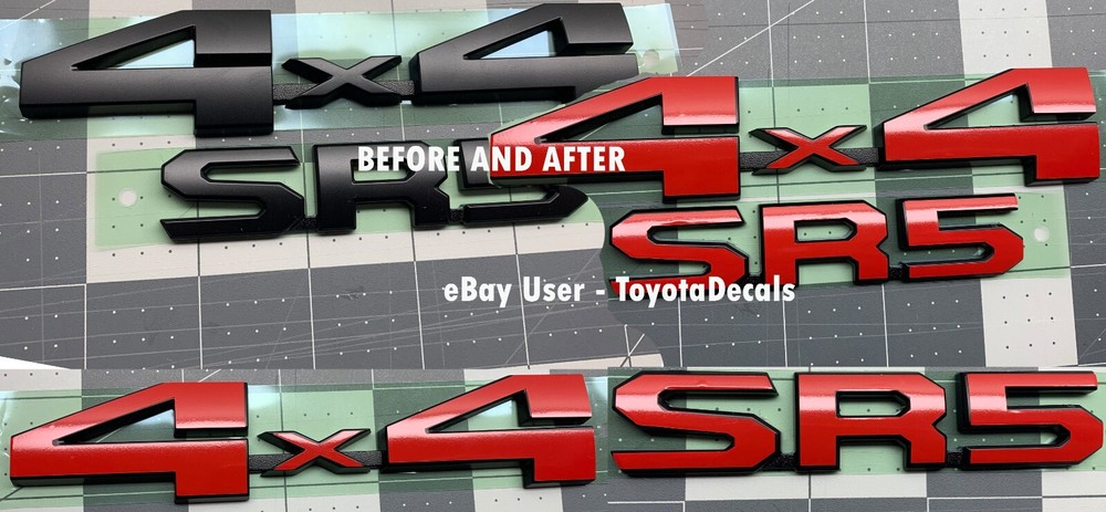 Toyota Tundra 4×4 and SR5 Emblem Decals 2022 2023
