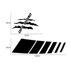 Racing Stripes Car Sticker Claw Scratch Decal Auto Hood Bonnet Vinyl Body Decor